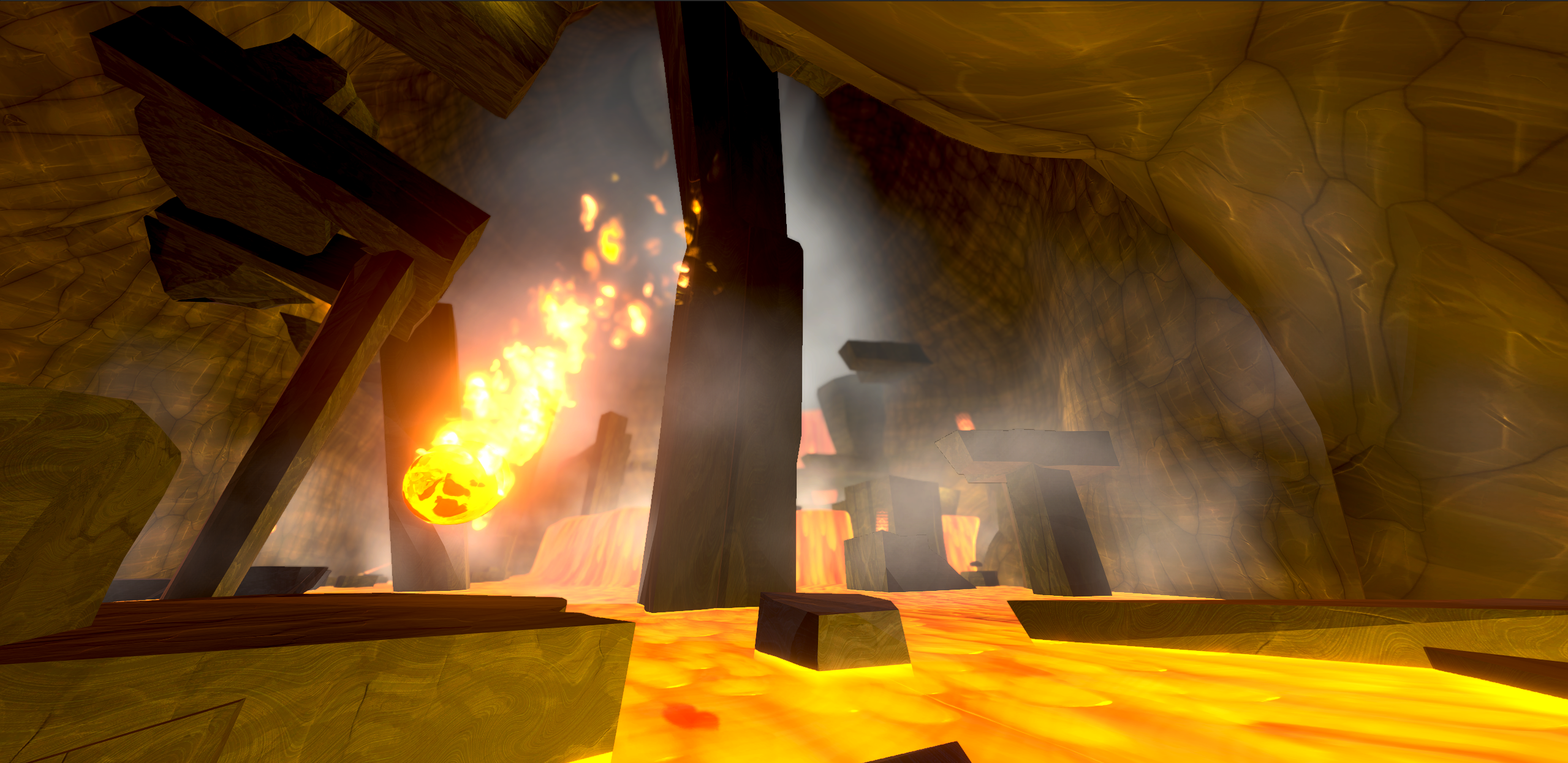 Speedrun Academy, niveau volcanique